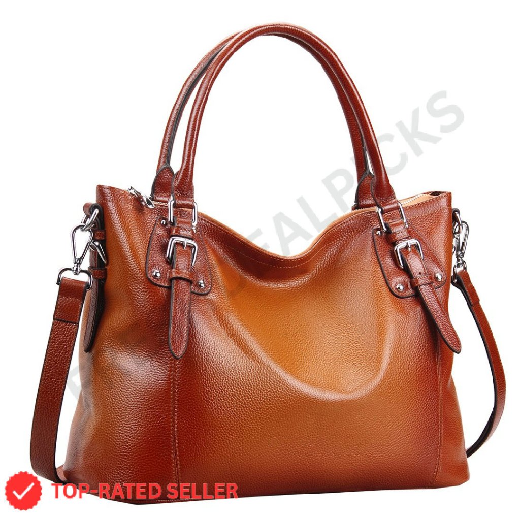 Genuine Leather Tote Shoulder Bag Satchel Purse Hobo Crossbody Classic Chic